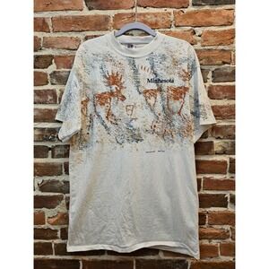 VTG Art Unlimited T-Shirt Mens Large Minnesota Paint Graphic  Pullover USA